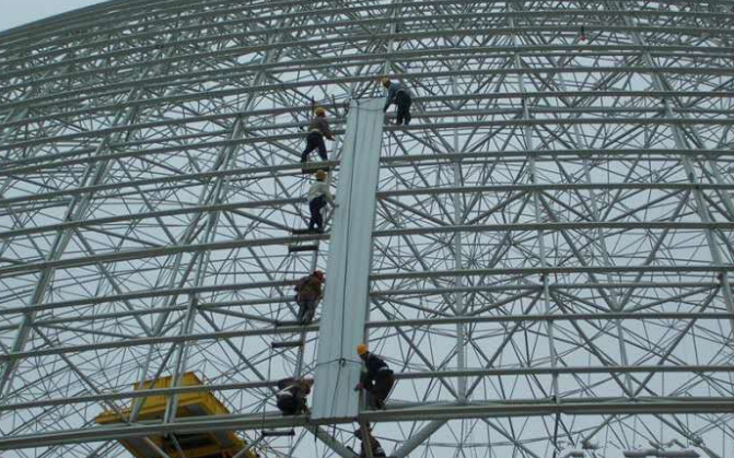 平凉网架装配好以后应当留神哪八项验收事件